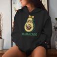 Mamacado Pregnant Avocado Mom Pun レディースパーカー 彼女への贈り物