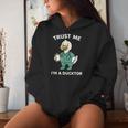 Trust Me I'm A Ducktor メディカルしゃれクワック ダックドクター レディースパーカー 彼女への贈り物