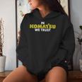 In Komatsu We Trust Dozer ブルドーザー キルドーザー トリビュート レディースパーカー 彼女への贈り物