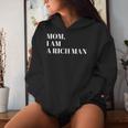 Mom I Am A Rich Man I Am The Boss Man Top Entrepreneur レディースパーカー 彼女への贈り物