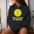 テニス ユーモア You Cannot Beerious ラケット スポーツ レディースパーカー 彼女への贈り物