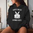 面白いイースタージョークguess What Bunny Butt メンズ レディース レディースパーカー 彼女への贈り物