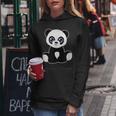 Panda Lover 幼児 女の子 男の子 トゥイーン キッズ かわいいパンダ ユース レディースパーカー 面白い贈り物