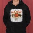 Basketball Mom Bleached Leopard 母の日 バスケットボール ママ レディースパーカー