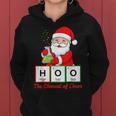 Chemistry Santa Element Of Cheer Christmas Science Teacher Women Hoodie