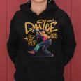 Cool Girls Breakdancing & Hip Hop Music Dancers Graffiti レディースパーカー