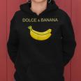 Dolce And Banana ファニーキュートグラフィックデザインバナナtシャツ レディースパーカー