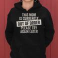 This Mom Is Currently Out Of Order Women Hoodie