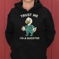 Trust Me I'm A Ducktor メディカルしゃれクワック ダックドクター レディースパーカー
