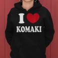 I Love Komaki アイラブ小牧 レディースパーカー