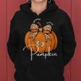 Pregnancy Announcement Growing Little Pumpkin Baby Fall Women's Hoodie