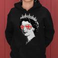 Queen Elizabeth Iiunglasses British Crown エリザベス女王 Meme レディースパーカー