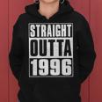 Straight Outta 1996 Womenintage 1996 Birth Of Birthday 長袖tシャツ レディースパーカー