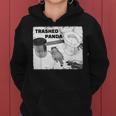 Trashed Panda Racoon Trend レディースパーカー