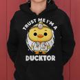 Trust Me I'm A Ducktor Duck Nurse 小児科医 レディースパーカー