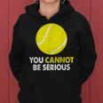 テニス ユーモア You Cannot Beerious ラケット スポーツ レディースパーカー