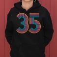 数字 35 35周年 男性 女性 35歳の誕生日 レディースパーカー