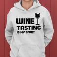 Wine Tasting Is Myport 面白いワインの名言 レディースパーカー