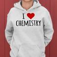 化学、化学が好き、化学の先生 化学実験技師、プレゼント、男性女性子供 I Love Chemistry レディースパーカー