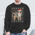 Australian Shepherd Dog Christmas Ugly Sweater Santa Xmas Sweatshirt Gifts for Old Men Australian Shepherd Dog Christmas Ugly Sweater Santa Xmas Sweatshirt Gifts for Old Men