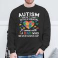 Autism Awareness Doesn't Come With Manual Autism Dad Father Sweatshirt Gifts for Old Men