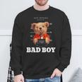 Bad Boy Teddy Bear Graphic tyle Fun スウェットシャツ 高齢者への贈り物