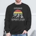 I Climbed Cotopaxiummit Club ハイキング エクアドルハイキング 長袖tシャツ スウェットシャツ 高齢者への贈り物