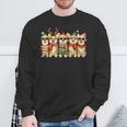 Corgi Santa Christmas Tree Corgmas Dog Family Matching Sweatshirt Gifts for Old Men