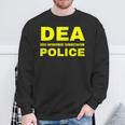 Dea 警察官 麻薬取締局 フロントプリント 長袖tシャツ スウェットシャツ 高齢者への贈り物