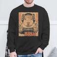 Capybara Bruh Video Games Japanese Anime Manga Kawaii Sweatshirt Gifts for Old Men
