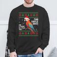 Christmas Tropical Parrot Ugly Christmas Sweater Sweatshirt Gifts for Old Men