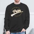 Personalized First Name For Peter スウェットシャツ 高齢者への贈り物