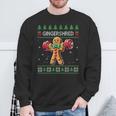 Gingershred Gym Christmas Ugly Sweater Gingerbread Workout Sweatshirt Unisex Gifts for Old Men