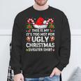 This Is Too Hot For Ugly Christmas Sweater Xmas W Sweatshirt Gifts for Old Men