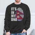 It's In My Dna ネパール ネパール国旗 指紋 スウェットシャツ 高齢者への贈り物
