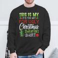 This Is My It's Too Hot Ugly Christmas Sweaters Sweatshirt Gifts for Old Men