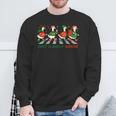 Just A Jolly Cute Goose Merry Goosemas Christmas Xmas Sweatshirt Gifts for Old Men