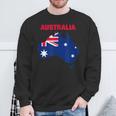I Love Australia Enjoy Wear Australia Flag Graphic Cool スウェットシャツ 高齢者への贈り物