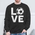 Loveoocer 愛を言うサッカー スウェットシャツ 高齢者への贈り物