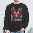 Merry Krampus Christmas Xmas Horror Ugly Sweater Evil Pajama Sweatshirt Gifts for Old Men