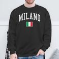Milano Italia Flag Of Italy Classic スウェットシャツ 高齢者への贈り物