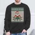 Modern Santa Drone Pilot Ugly Christmas Sweat Sweatshirt Unisex Gifts for Old Men