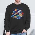 Outta This World かわいい惑星宇宙好き、宇宙飛行士銀河 スウェットシャツ 高齢者への贈り物
