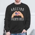Puerto Rico Flag Heart Arecibo City スウェットシャツ 高齢者への贈り物