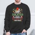 Being Related To Me Christmas Family Ugly Sweater Pajamas Sweatshirt Gifts for Old Men