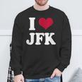 Retrointage I Heart Jfk John F Kennedy スウェットシャツ 高齢者への贈り物