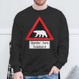 Svalbard ホッキョクグマ サイン スウェットシャツ 高齢者への贈り物