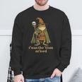 T'was The 'Tism M'lord Frog Wizard Tism Sweatshirt Gifts for Old Men