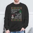 Ugly Christmas Sweater Winter Vacation Christmas Tree Sweatshirt Gifts for Old Men