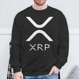 Xrp リップルアルトコイン暗号通貨支払いプロトコル通貨 スウェットシャツ 高齢者への贈り物